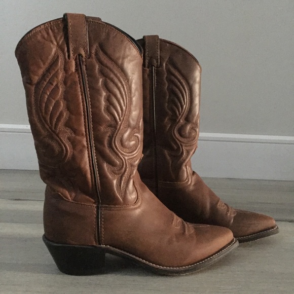Abilene 9027 Women's Leather Western Boots, Sz 7.5 - Picture 2 of 8